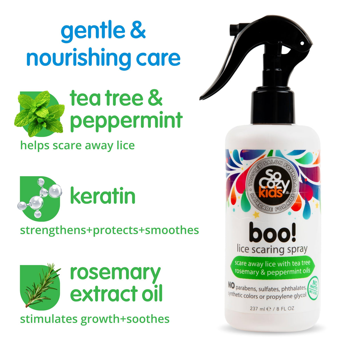 Lice Prevention Spray 8 Fl Oz U724298