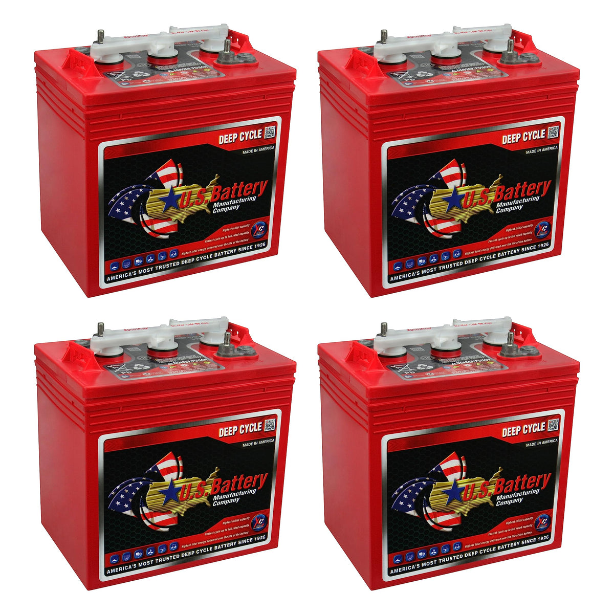 6V Deep Cycle Batteries 4 Pack Z2399