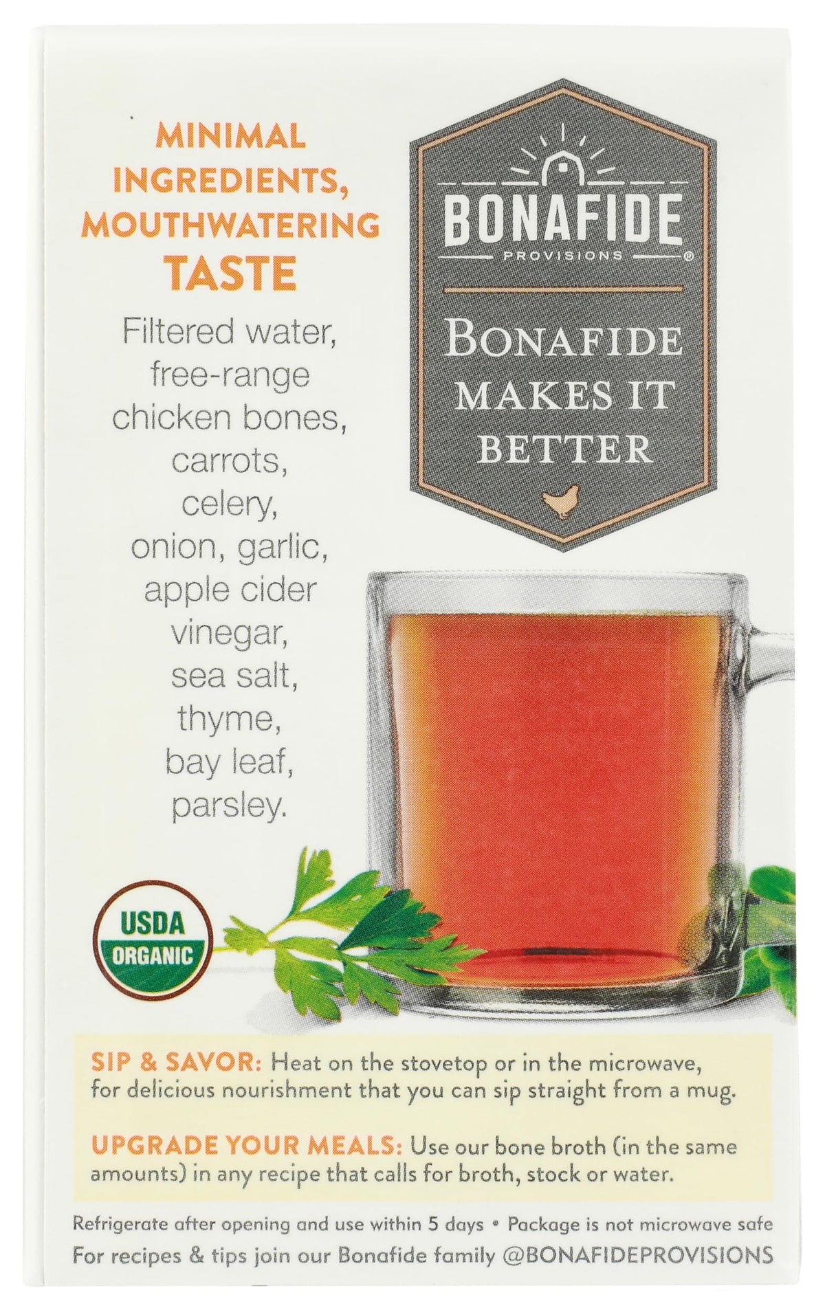 Organic Chicken Bone Broth 16.9 Ounce C263579