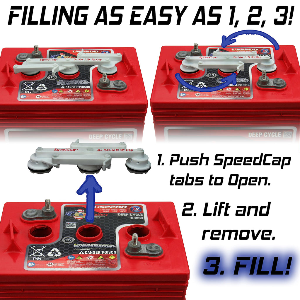 6V Deep Cycle Batteries 4 Pack Z2399