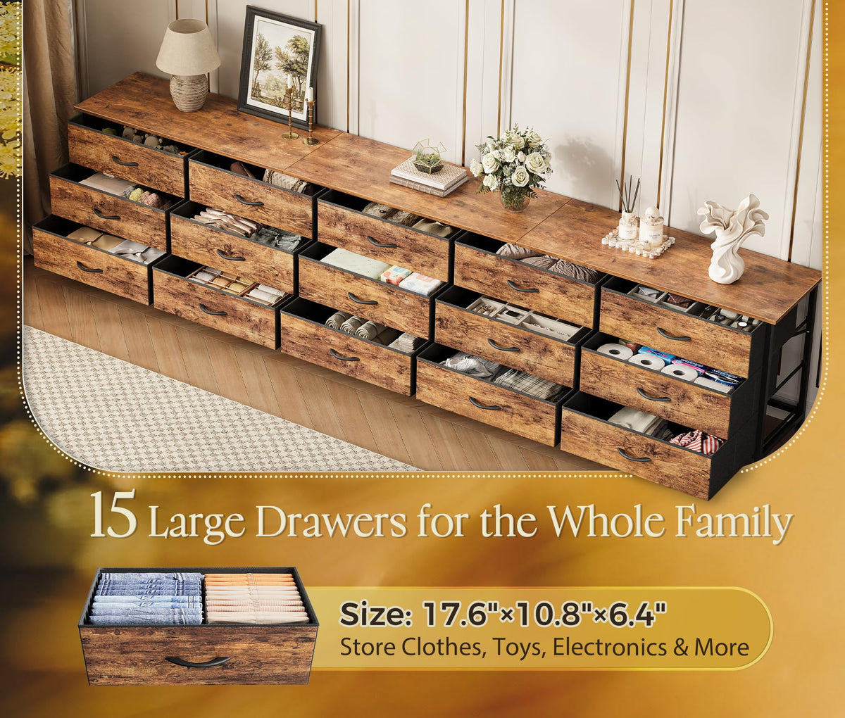 94.5 Inch Extra Long Dresser L549838